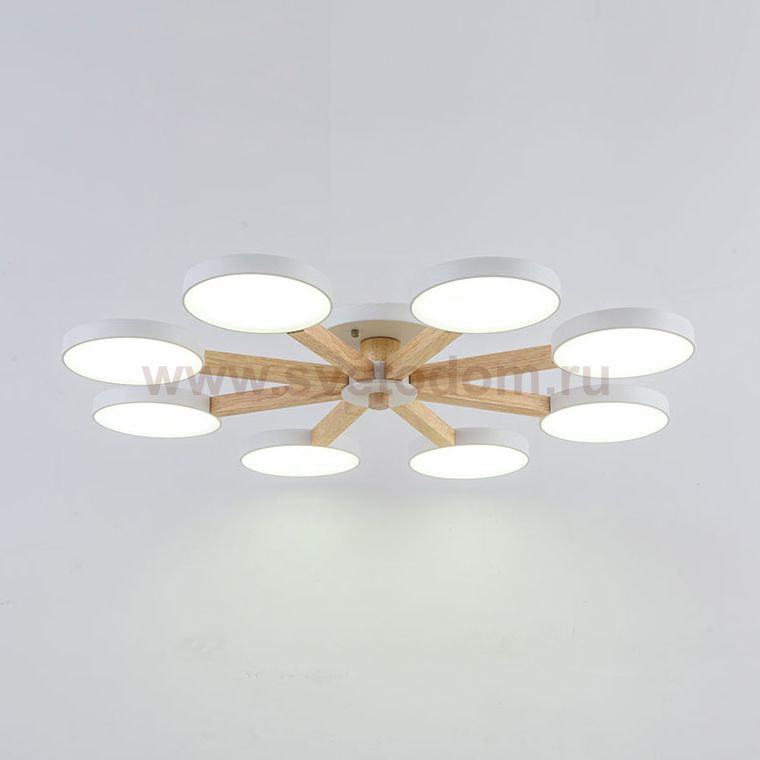 Потолочная люстра TURNA 8 White ImperiumLoft 178340-26