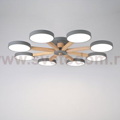 Потолочная люстра TURNA 8 Gray ImperiumLoft 178342-26