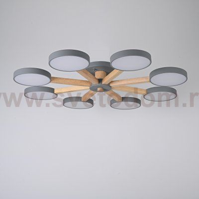 Потолочная люстра TURNA 8 Gray ImperiumLoft 178342-26