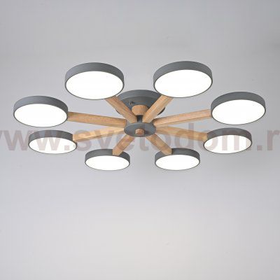Потолочная люстра TURNA 8 Gray ImperiumLoft 178342-26
