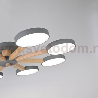 Потолочная люстра TURNA 8 Gray ImperiumLoft 178342-26