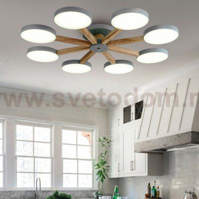 Потолочная люстра TURNA 8 Pink ImperiumLoft 178343-26