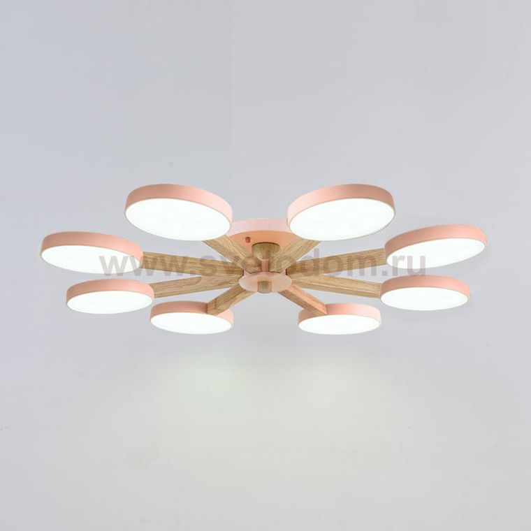 Потолочная люстра TURNA 8 Pink ImperiumLoft 178343-26