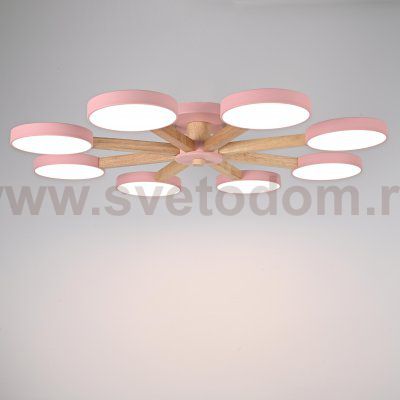 Потолочная люстра TURNA 8 Pink ImperiumLoft 178343-26