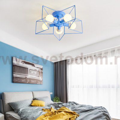 Потолочная люстра ASTERI Pink ImperiumLoft 178360-26