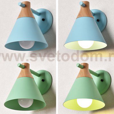 Настенный светильник NOD WALL Blue ImperiumLoft 178361-26