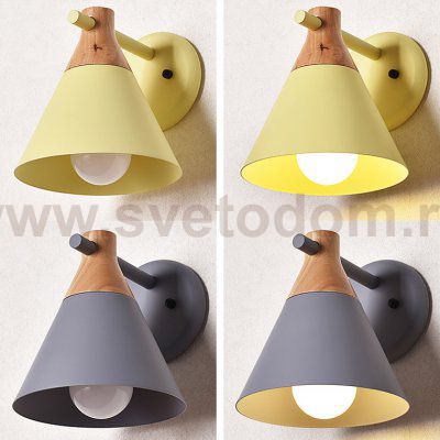 Настенный светильник NOD WALL Gray ImperiumLoft 178362-26