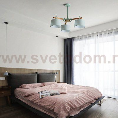 Потолочная люстра на штанге EVEN 3 Gray ImperiumLoft 178366-26