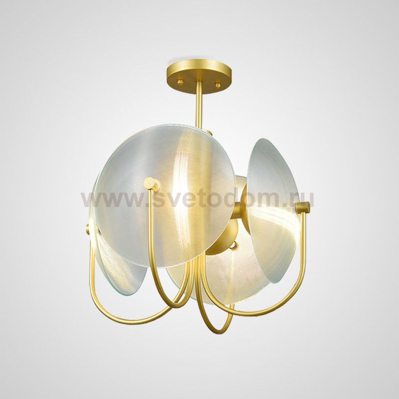 Подвесная люстра REFLEX-B Золото, Прозрачный ImperiumLoft 178373-26