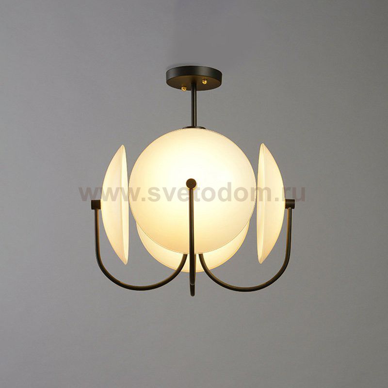 Подвесная люстра REFLEX-B Черный, Белый ImperiumLoft 178374-26