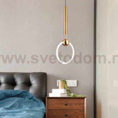 Подвесной светильник RING L D30 Золото ImperiumLoft 178407-26