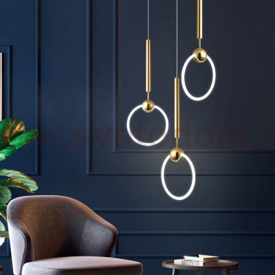 Подвесной светильник RING L D30 Золото ImperiumLoft 178407-26