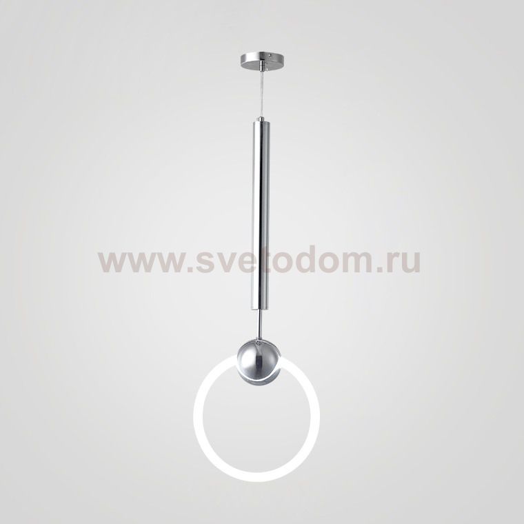 Подвесной светильник RING M D25 Серебро ImperiumLoft 178411-26