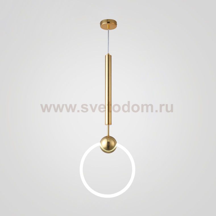 Подвесной светильник RING L D30 Розовое золото ImperiumLoft 178412-26