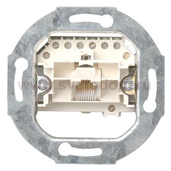 Gira Мех Розетка ТЛФ 1-ая наклонная (Rutenbeck) (G17900)