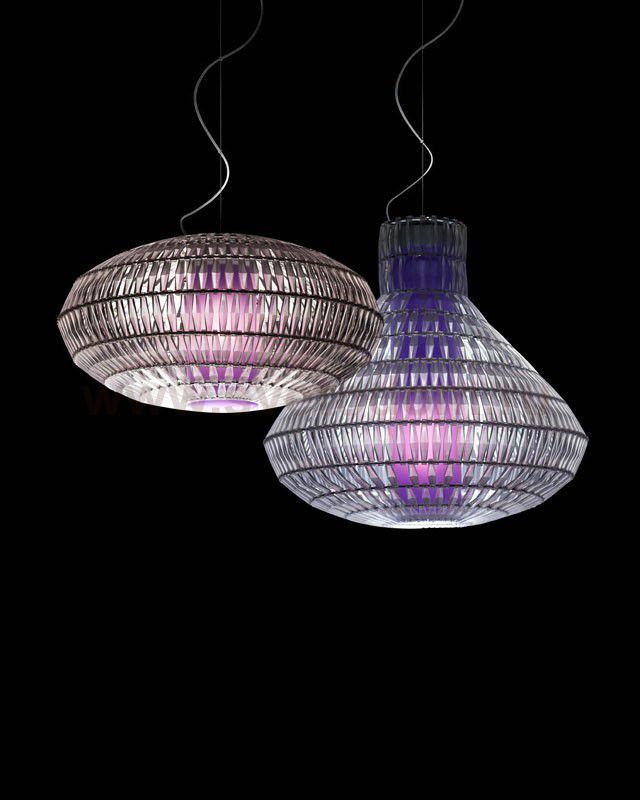 Подвесной светильник Foscarini TROPICO ELLIPSE цвета льда