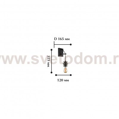 Настенный светильник Favourite 1793-1W Spool