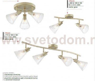 Потолочный светильник Favourite 1794-2U Gumbata