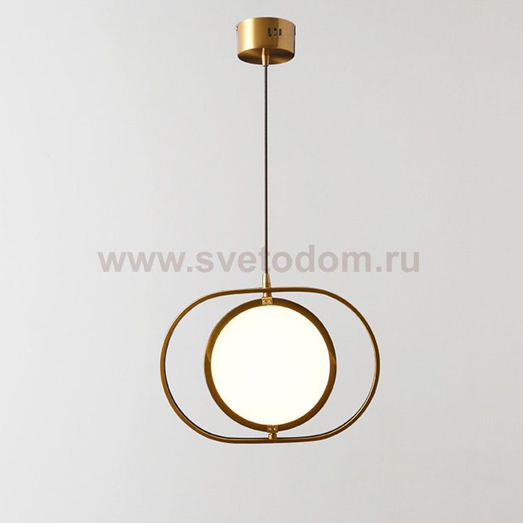 Подвесной светильник ARVET горизонтальный Золото ImperiumLoft 179643-26