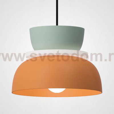 Подвесной светильник ILO D22 mint/orange ImperiumLoft 179681-26