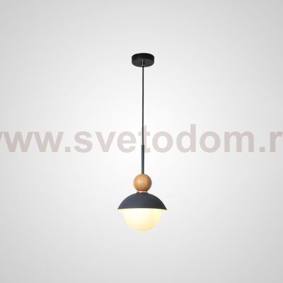 Подвесной светильник POMPON WOOD Синий ImperiumLoft 179693-26