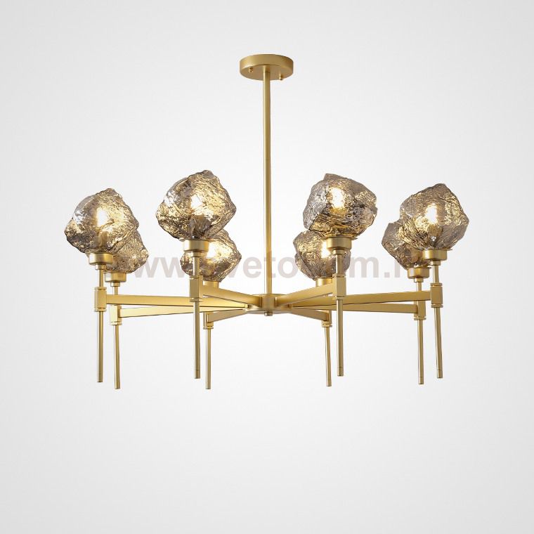 Подвесная люстра TORCH 8 Дымчатый ImperiumLoft 179711-26