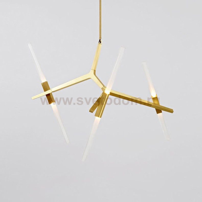 Подвесная люстра ANDES 6 Латунь ImperiumLoft 179743-26