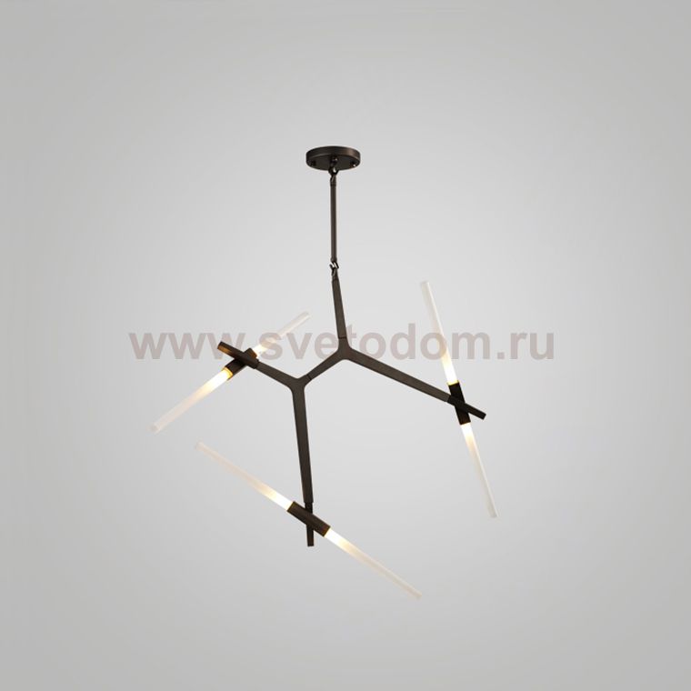 Подвесная люстра ANDES 6 Черный ImperiumLoft 179744-26
