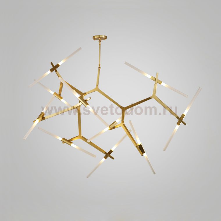 Подвесная люстра ANDES 20 Латунь ImperiumLoft 179748-26