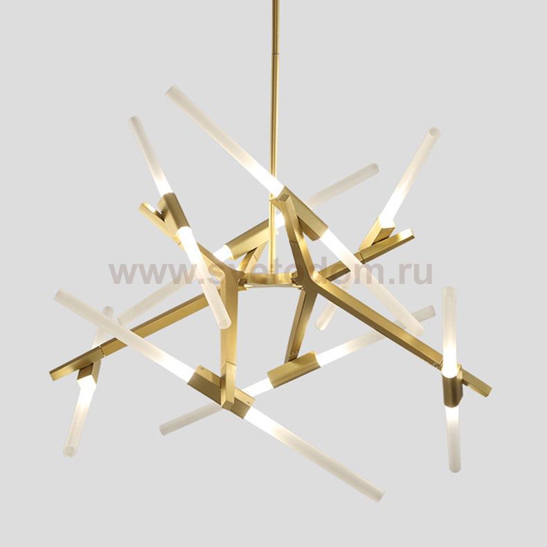 Подвесная люстра ANDES 12 Латунь ImperiumLoft 179750-26
