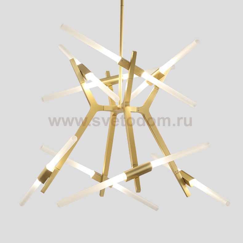 Подвесная люстра ANDES 16 Латунь ImperiumLoft 179752-26