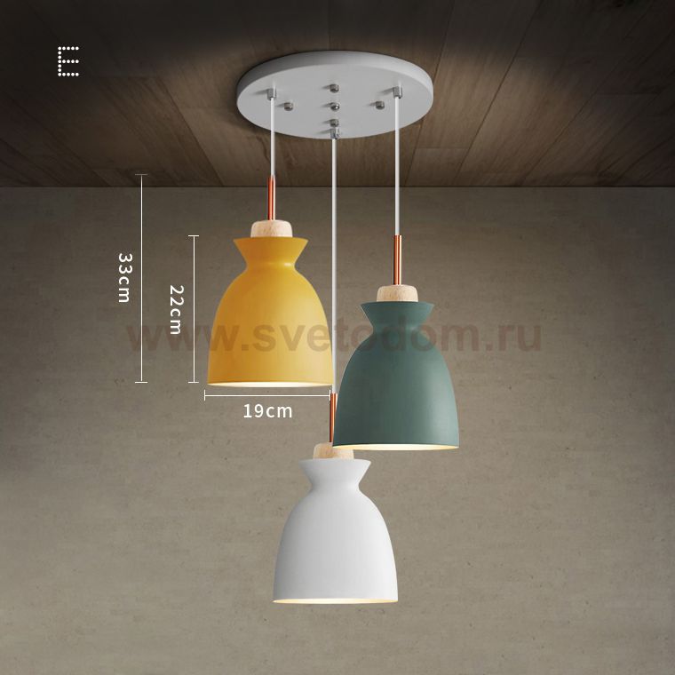 Подвесной светильник OMG TRIO E Round ImperiumLoft 179801-26