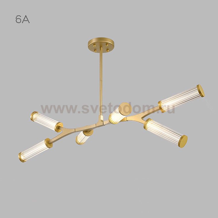 Подвесная люстра RAMOSE А6 Черный ImperiumLoft 179812-26