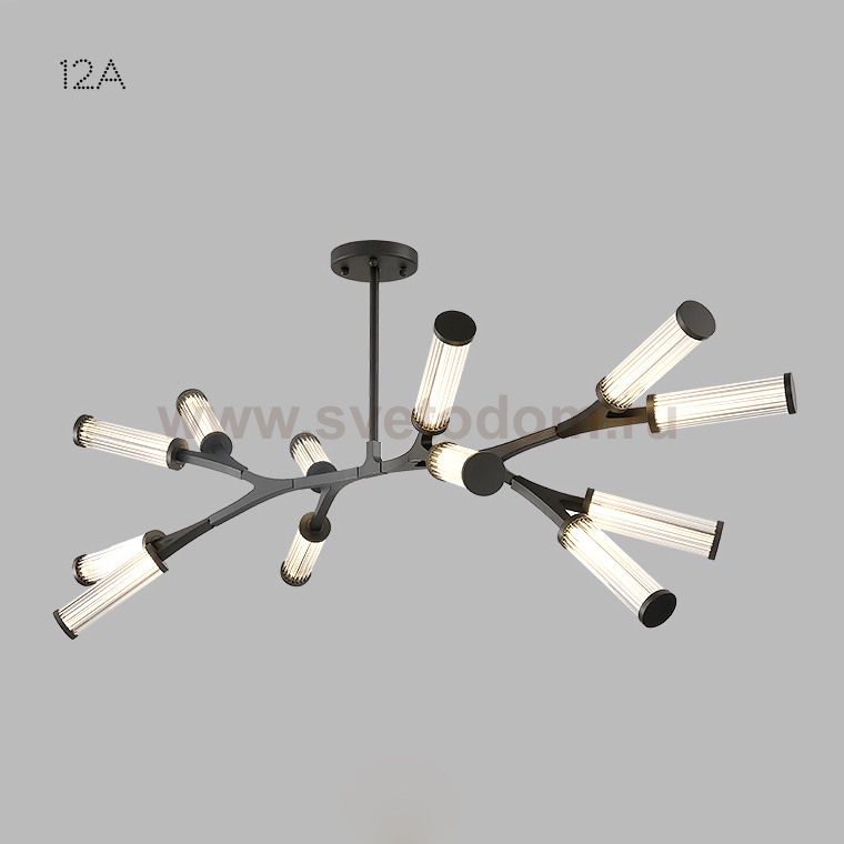 Подвесная люстра RAMOSE А12 Золото ImperiumLoft 179817-26