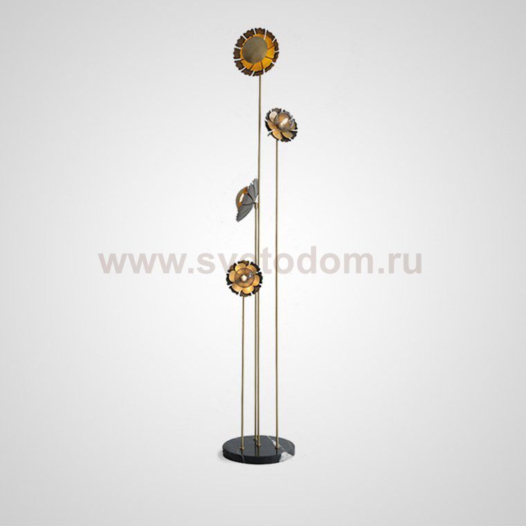 Торшер CAMELLIA FL Латунь ImperiumLoft 179840-26