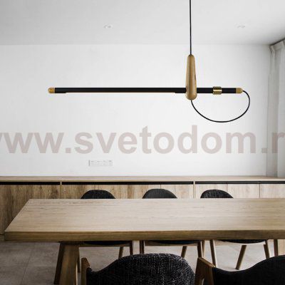 Подвесная люстра BARCKER Dark wood ImperiumLoft 179844-26
