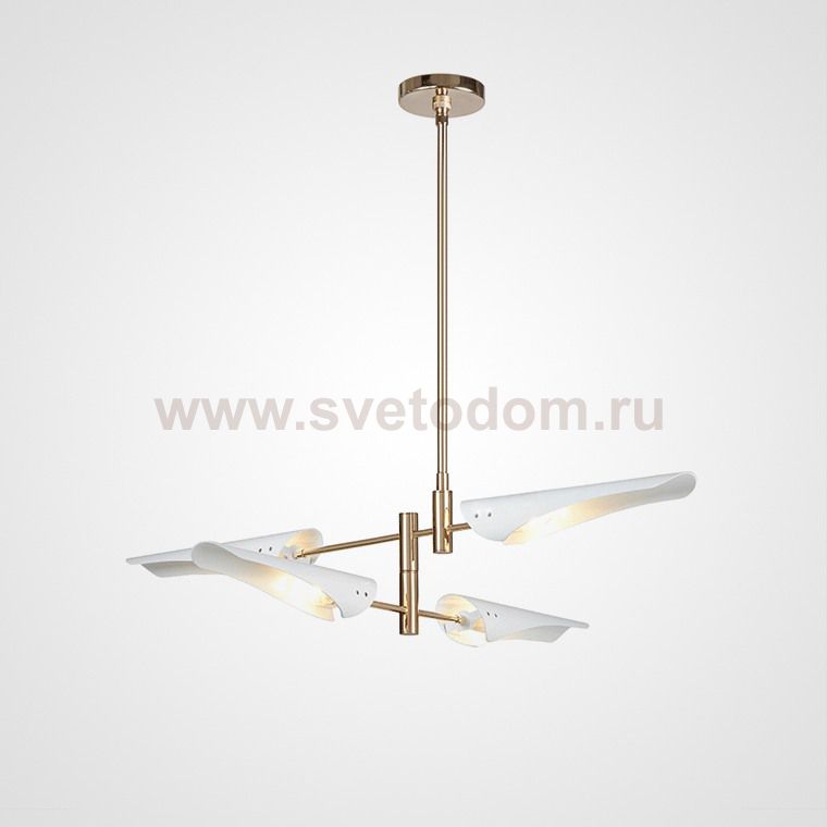 Подвесная люстра BEAM 4 Белый ImperiumLoft 179856-26