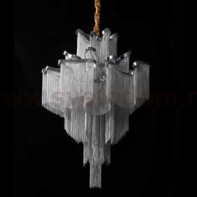 Люстра Ava Chain Atlantis Chandelier D80 Хром ImperiumLoft 179870-22