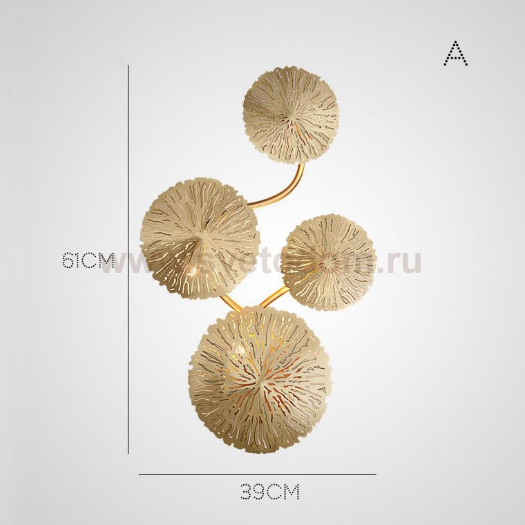 Настенный светильник INCA TWIG WALL A ImperiumLoft 179938-26