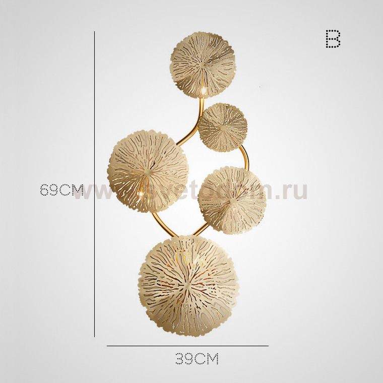 Настенный светильник INCA TWIG WALL B ImperiumLoft 179939-26