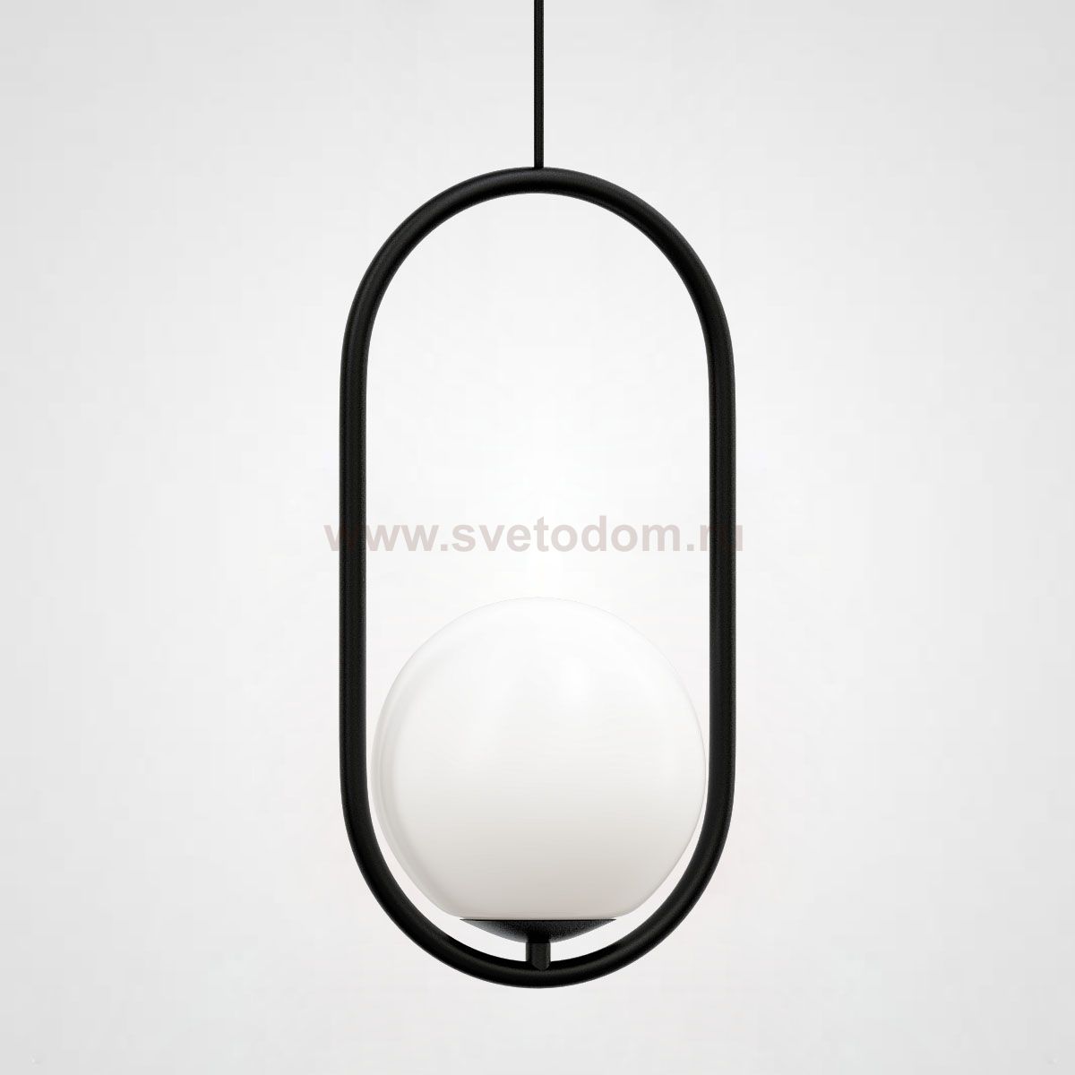 Подвесной светильник Matthew McCormick hoop 40 Black MILA Pendant ImperiumLoft 179964-22