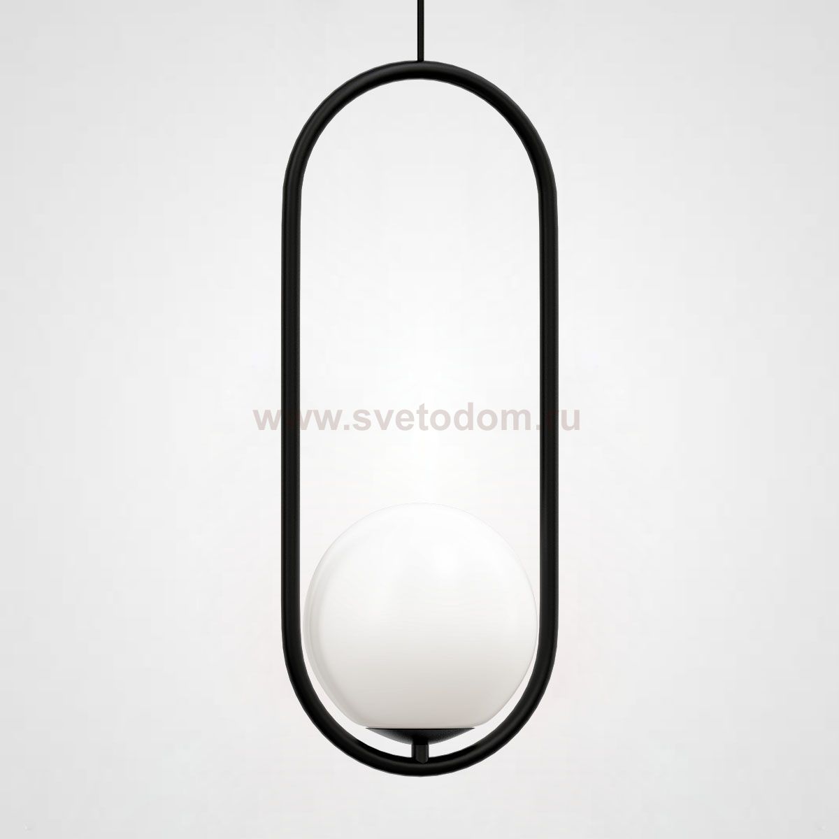 Подвесной светильник Matthew McCormick hoop 50 Black MILA Pendant ImperiumLoft 179966-22