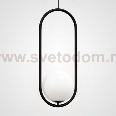 Подвесной светильник Matthew McCormick hoop 50 Black MILA Pendant ImperiumLoft 179966-22