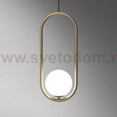 Подвесной светильник Matthew McCormick hoop 50 Silver MILA Pendant ImperiumLoft 179967-22