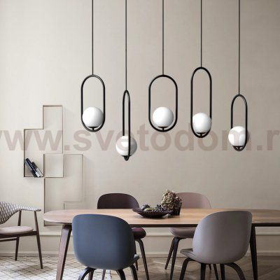 Подвесной светильник Matthew McCormick hoop 50 Silver MILA Pendant ImperiumLoft 179967-22