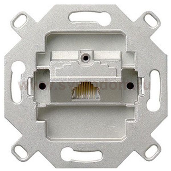 Gira Мех Розетка компьютерная 1-ая наклонная 5 кат (Rutenbeck) (G18000)