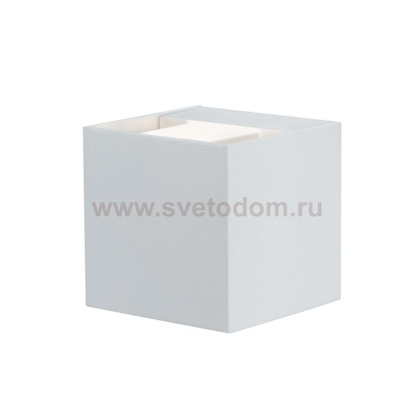 Paulmann 18001 Wall Name LED 2x3W IP65 eck 80x80 Wei?