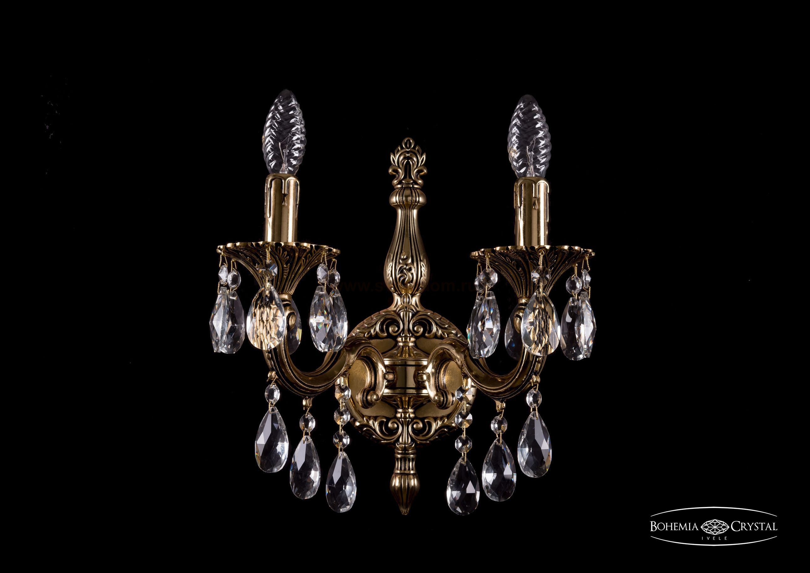 Светильник настенный бра Bohemia Ivele 1800/2/181/B/GB