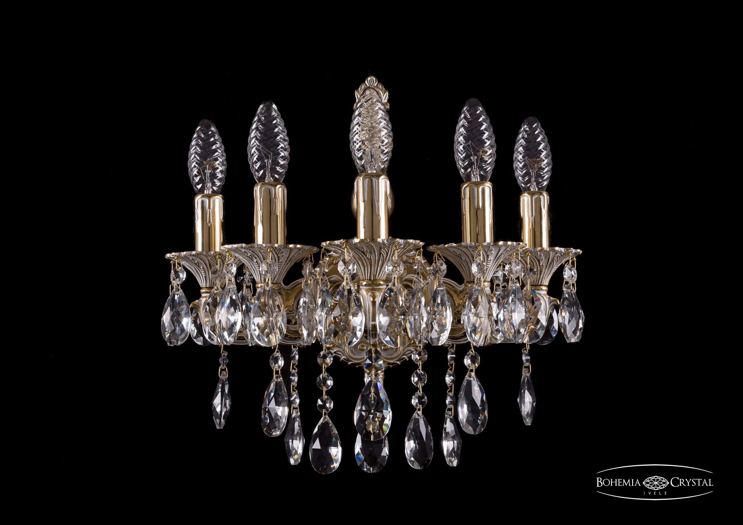 Светильник настенный бра Bohemia Ivele 1800/5/125/B/GW