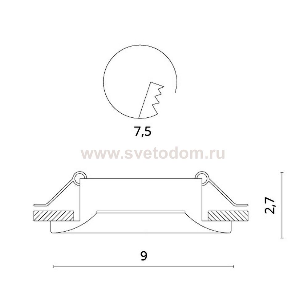 Светильник потолочный Divinare 1809/02 PL-1 MONELLO